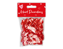 Valentine's Acrylic Heart Decorations 75g