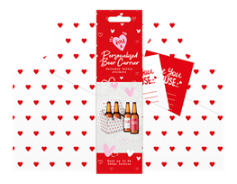 Valentine's Beer Carrier Box