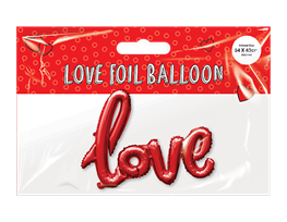 Valentines Day Love Foil Balloon