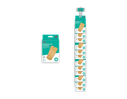 Waterproof Plasters 100pk With Clip Strip