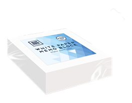 White Paper Memo Block