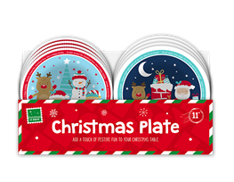 Xmas Printed Plate 11"