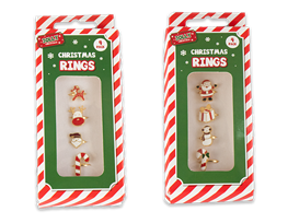 Xmas Rings 4 Pack