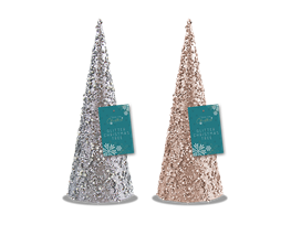 Glitter/Pearl Christmas Tree Ornament 30cm