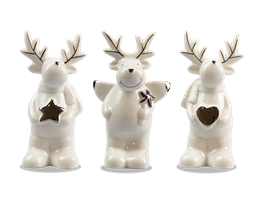 Ceramic Reindeer Ornament