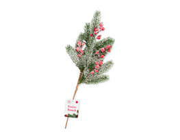 Artificial Frosted Berry Branch 50cm