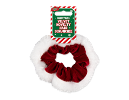 Velvet Christmas Hair Scrunchie