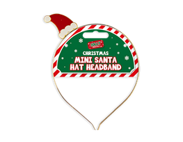 Mini Santa Hat Metal Headband