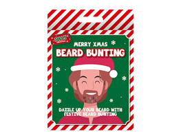 Merry Christmas Beard Bunting