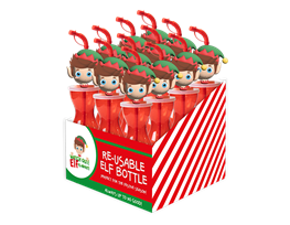 Elf Re-usable Plastic Bottle PDQ