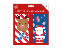 Christmas Character Money Wallets - 4 Pack