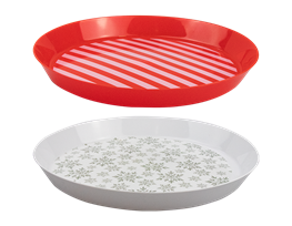 Xmas Round Serving Tray Dia. 36cm